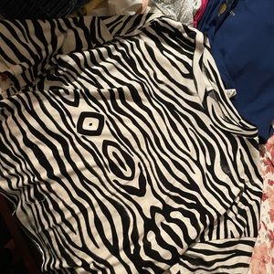 Zebra print shirt!!